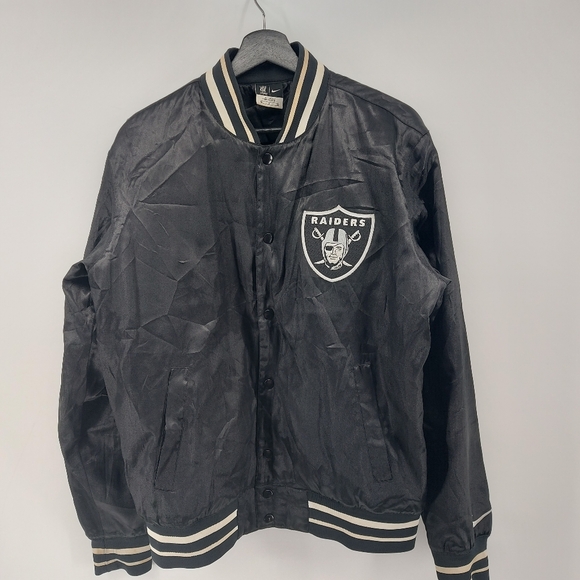 NFL × Nike Raiders JACKET Black and White Size Medium - Picture 3 of 6
